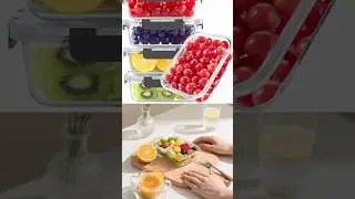 BAYZZ Glass Food Storage Containers, 5 #shorts #amazon #kitchen #art
