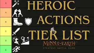 MESBG TIER LIST: HEROIC ACTIONS | some of these are just useless | MIDDLE EARTH STRATEGY BATTLE GAME