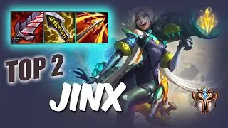 [Wild Rift] Jinx Top 2 - S12 Challenger ranked game + build