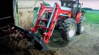 🔥Wyciąganie obornkia z klatki od byków 😎Same explorer 90 z turem metal-technik MT02  🤣[EKIPA]