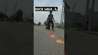 DUCK WALK Training in Skating #subscribe #rollerskating #dance #kgfchapter