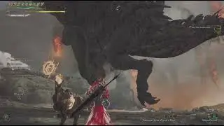 Monster Hunter Wilds: me vs Gogmazios. (technically solo? No farcasters, no restocks and no Palico.)