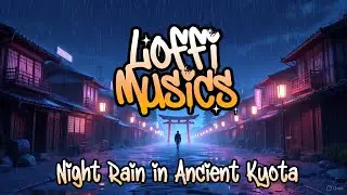Night Rain in Ancient Kyoto 🌧️🌙 | Shakuhachi Japanese Lofi &bull; Beats for Study & Peaceful Sleep