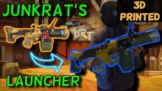 3D Printing Junkrat's Frag Launcher (Life-sized)