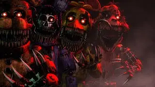 [FNAF C4D SPEED ART] FNAF Movie Poster Insanity Version
