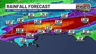 Significant rain to move into forecast area