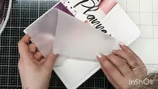 Термо-наклейка на планер. Как я приклеиваю . Небольшой МК . #скрапбукинг