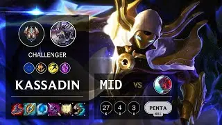 Kassadin Mid vs Yone - EUW Challenger Patch 10.16