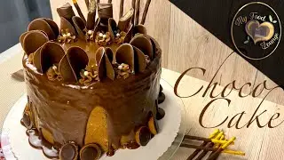 Chocolate Cake // MOIST & AMAZING // DIY: bake even strips // My Food Lounge