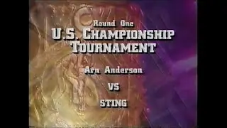 Sting vs Arn Anderson   Saturday Night April 22nd, 1995