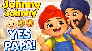 Johnny Johnny Yes Papa | Nursery Rhymes & Kids Songs | Punjabi Rhymes 
