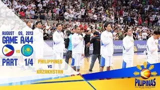 Philippines vs Kazakhstan | FIBA Asia Cup 2013 | Part 1/4