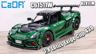 Обзор Lotus Exige Cup 430 в масштабе 1:8 | Выставка спортивных автомобилей CaDA C61511W | Строите...