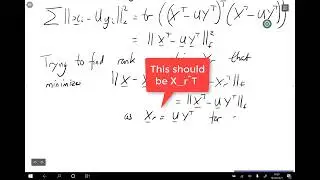 Multivariate Statistics: 4.7 PCA minimizes reconstruction error
