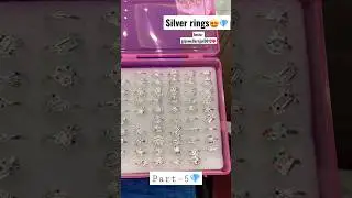 925 silver ring💍with diamond| ladies rings 925 silver ring with diamond😍PART-5 #silverringforgirls