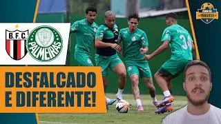 TEM QUE POUPAR OS TITULARES? BOTAFOGO-SP X PALMEIRAS NO PAULISTÃO 2026