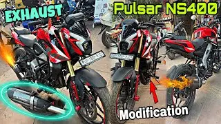 Bajaj Pulsar NS400 New Modifications | Best Exhaust 💥 | NS 400 Modified