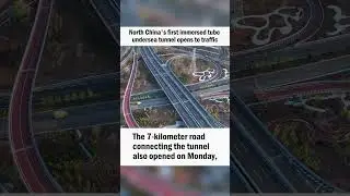 North China's first immersed tube undersea tunnel opens to traffic
