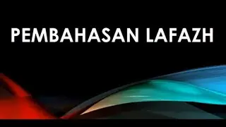 Pembahasan Lafazh dalam Ilmu Mantiq