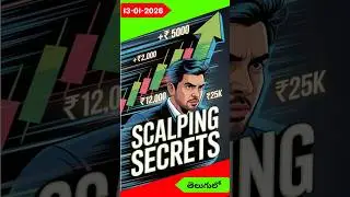 Scalping Secrets | Day Trader Telugu #shorts #shortsfeed #vairalvideo #stockmarket
