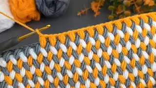 Easy Crochet Baby Blanket Zigzag Spike Pattern For Beginners- Muhteşem Tığ İşi Bebek Battaniye Örgü