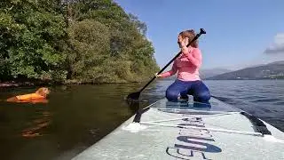 Stand-Up Paddleboarding on Lake Windermere