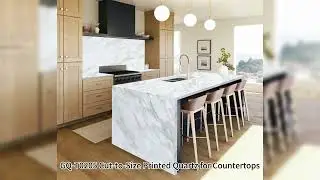 GQ-R0205 Cut-to-Size Printed Quartz Countertops Supplier in Thailand