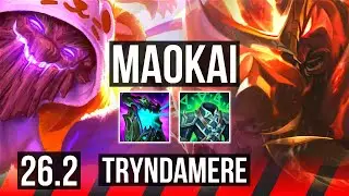 MAOKAI vs TRYNDAMERE (TOP) | KR Master | 26.2