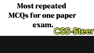 Most repeated GK mcqs #cssmpt #fpsc #cssmcq