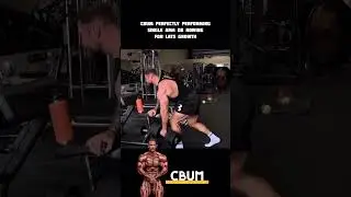 Cbum: Лучший способ выполнять греблю гантелями одной рукой #cbum #мотивация #бодибилдинг