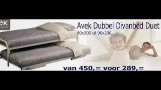 Avek Duet Dubbel Divanbed Laagste prijs