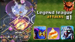 INSANE Super Yeti + Fireball Attacks in Ranked Mode 🔥 | Clash of Clans Legend League