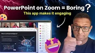PowerPoint on Zoom = Boring? This app makes your PPT Slides engaging!