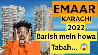 Emaar Karachi 2022 rain effects videos - Rain has worsened the condition of Karachi -Karachi rain 🌧️