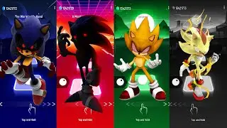 Sonic EXE VS Dark Sonic Tiles hop edm rush