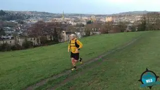 Running routes in Bath ending with a great view - Bathwick Meadows
