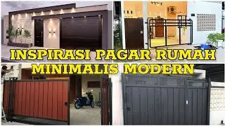 50 Inspirasi pagar rumah minimalis modern