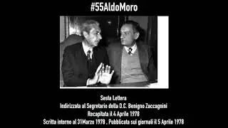 #55AldoMoro   22 3 2018   Lettera 7 al Segratario DC Benigno Zaccagnini