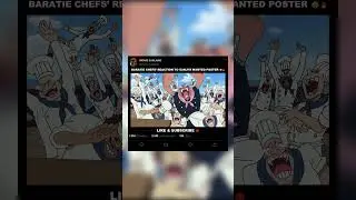 Baratie Chefs&rsquo; Reaction to Sanji&rsquo;s Wanted Poster 😂🔥 | EDIT | #onepiece  #shorts #sanji