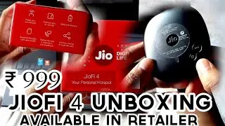 JioFi 4 Unboxing And Review Full specification is Now Available In Retailer Only ₹ 999