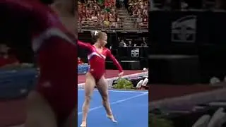 Floor Mastery: Shawn Johnson's Spectacular Journey in the 2008 Olympics Floor Exercise #shorts
