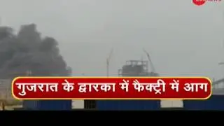 Morning Breaking: Major fire broke out at detergent factory in Gujarat's Dwarka