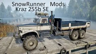 SnowRunner-Mods-Kraz 255b SE-Region map Pembina Oil Fields-Cargo transportation Part 16