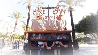 [HD] Prueba del paso del Señor de la Sed por las calles del centro de Jerez 2022