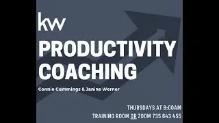 Productivity Coaching: Goals for 2021 & Objection Handling - 11/19/20