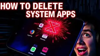 How to delete or uninstall SYSTEM apps