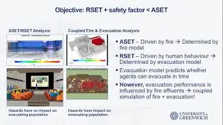 ASET/RSET and Coupled Fire Analysis