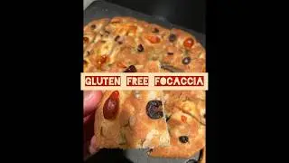 GLUTEN FREE FOCACCIA  #veganrecipes #food #veganfood #recipe #glutenfree #baking #glutenfreerecipes