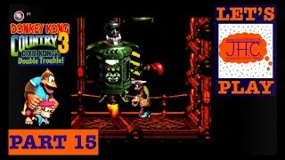 KAOS KNOCKOUT! Let's Play Donkey Kong Country 3 SNES! Dixie Kiddy Kong Kremlings Bananas Nintendo