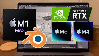 M1 Max vs M5 and M4 and RTX Graphics cards